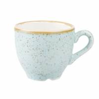 Kop Espresso Stonecast 10 cl Ø6.5x H5.5cm. Porcelæn Lyseblå