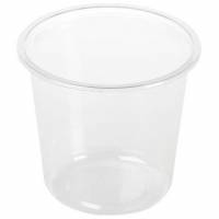 Plastbæger Deli 750 ml Ø121x110 mm Rund Bionedbrydelig PLA Klar