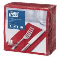 Serviet Tork 39x39 cm 3-lag 1/8-fold Bordeaux