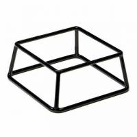 Buffetstander MULTI 18x18x8 cm Gummibelagt Metal Sort