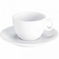 Kop cappuccino Luna 17cl Porcelæn hvid