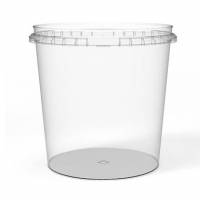 Plastbæger Handy-Safe 1170 ml Ø132xH128 mm PP Klar