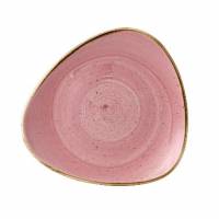 Tallerken Stonecast 22.9 cm Trekant Porcelæn Pink