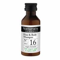 Sæbe hair and Body shampoo Natural Remedies Nr. 16 med parfume 30 ml 240 stk