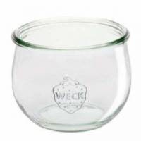 Patentglas Weck Tulip 580 ml Ø10.8x8.4 cm uden Låg Glas