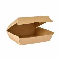 Takeaway boks 178x160x75 mm Kraft Brun/Brun