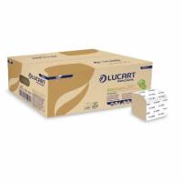 Toiletpapir Econatural i l&oslash;se ark 2-lag Ecolabel/C2C genbrug 10x21 cm
