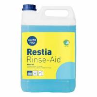 Maskinopvask afspænding Kiilto Restia Rinse-aid Svanemærket blødt vand 5 ltr Blå