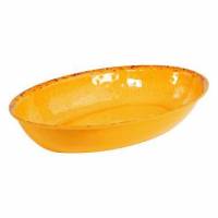 Skål Oval Casablanca 3.8 ltr 420x280x70 mm Melamin Orange