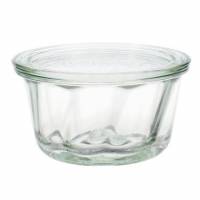 Patentglas Weck Muffinsform 280ml Ø9.7xH6.3cm med låg Glas