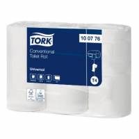 Toiletpapir Tork Universal T4 &Oslash;10.4cm 50.4m 1-lags hvid