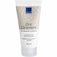 Zinksalve 20ml Svanem&aelig;rket/Allergim&aelig;rket med 20% zinkoxid uden Parfume