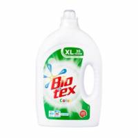 Tøjvask Flydende Bio-tex Color 1750ml med Parfume uden Blegemiddel/Optisk hvidt