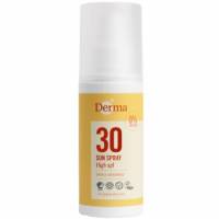 Solcreme Spray Derma Sun Spray SPF 30 150ml Svanem&aelig;rket/Allergim&aelig;rket u. Parfume