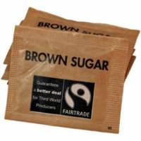 Rørsukker Sachets 2.5 gr Fairtrade Brun