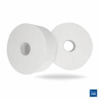 Toiletpapir Techline Jumbo Maxi 2-lag &Oslash;24.5 x L320M x B9cm Nyfiber Hvid