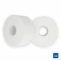 Toiletpapir Techline Jumbo Mini 2-lag &Oslash;19cm L180mxB9cm Nyfiber Hvid