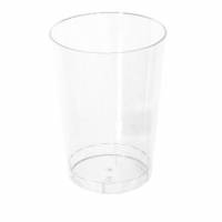 Plastglas 10 cl 75 mm PS Klar
