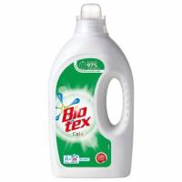 Tøjvask Flydende Bio-Tex Color med Parfume uden Blegemiddel/Optisk hvid 1250 ml