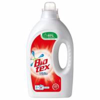 Tøjvask Flydende Bio-Tex White med Parfume/Blegemiddel/Optisk hvid 1250 ml