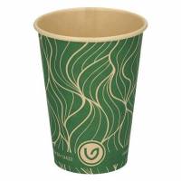 Kaffeb&aelig;ger Bambus&nbsp;&Oslash;70xH90mm 22cl 7.5oz Single Wall Gr&oslash;n/Brun Verive