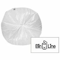 Spandepose BinLine 5 ltr 340x390 mm Stjernebund LDPE Hvid