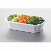 Bakke 1-rum TakeAway 1/4 GN 1750 ml 250x159x70 mm PP Hvid