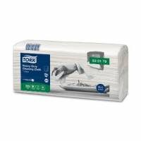 Aft&oslash;rringsklud Tork Kraftig W4 1-lag L41.5xB35.5cm Hvid