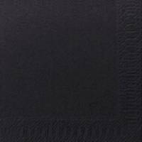 Serviet Duni 24x24cm 2-lag Sort