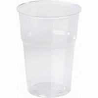 Plastglas 30 cl klar bionedbrydelig Ø95 mm PLA
