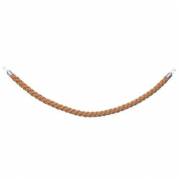 Afspærringsreb Securit tvisted 150 cm guld med krom ende
