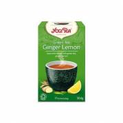 Te Yogi Green Ginger lemon 6 x 17 breve Økologisk (DK-ØKO-100)