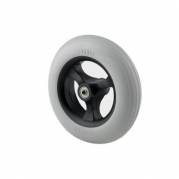 Hjul soft Ø12.5x3 cm med Bremse til Tina Trolley vogne