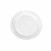 Paptallerken Catersource Ø18 cm Bionedbrydelig WB-belagt Hvid