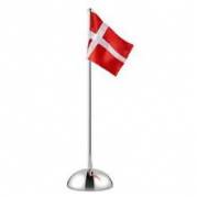 Bordflag Nuance Ø10x38 cm Dannebrog Rustfri stål Blank