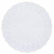 Kagepapir Ø25 cm Rund Udstanset Hvid
