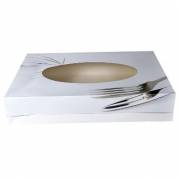 Cateringæske S-Line 460x310x80 mm med Rude