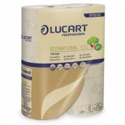 Toiletpapir Lucart EcoNatural 2-lag Ø12cm L44mxB9.6cm Genbrugsfiber Natur