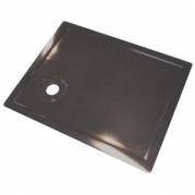 Bakke til Hotelværelse med Hul til Elkedel 377x297x24 mm Melamin Sort