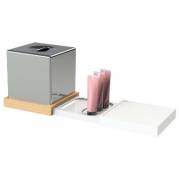 Bakke til Hotelværelse 295x155x25 mm Melamin Hvid