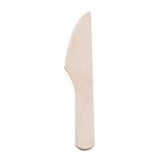 Kniv 165 mm birketræ olieret lux med glat overflade bionedbrydelig