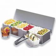 Frugtdispenser 460x145x90 mm 6-rum Rustfri stål