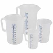 Målekande 5 liter med hank Ø205xH275 mm Polypropylen
