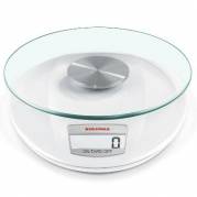 Køkkenvægt Soehnle Roma 15x18.3x3.5cm 1 grams interval Hvid og glas