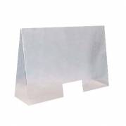 Afskærmning 28x100x65 cm 3 mm med luge Akryl Klar