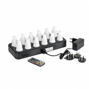 LED Lys Multi Farve Varm Hvid Kold Hvid&nbsp;B40xH70mm med Fjernbetjening