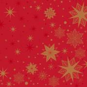Serviet Dunisoft 40 x 40cm Airlaid Stargazing Red
