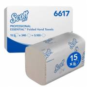H&aring;ndkl&aelig;deark Scott V-Fold 1-lag L21xB20xD10.5cm Genbrug Hvid