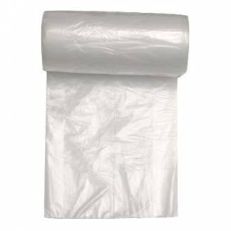 Spandepose 30ltr B500xL600mm 15my LDPE med Fals Kompakt Klar