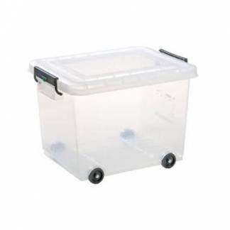 Container Araven 60 ltr 53x40x38 mm med Hjul/Låg PP